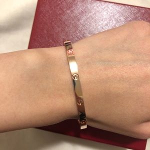 Love Bracelet - rose gold (thin)